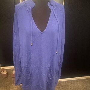 Lilly Pulitzer Blue Hoodie Sweatshirt